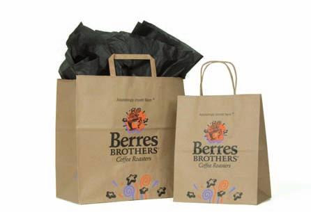 CUSTOM PRINTED SHOPPING BAGS Recycled Paper Shopping Bags Free Plates and Freight on First Time Orders Minimum order 6,000 bags per size for up to three color printing. All bags are bag ban compliant.