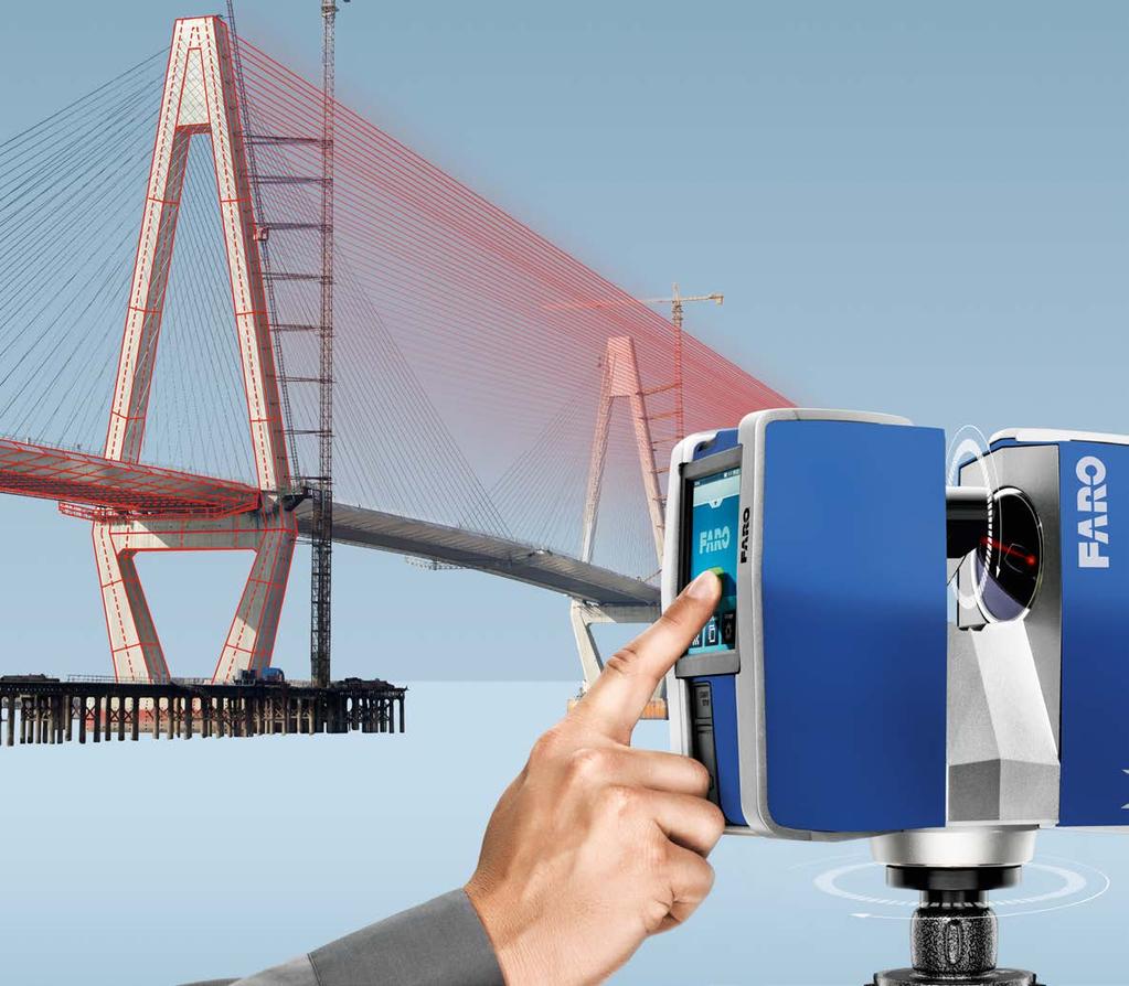 FARO Laser Scanner Focus 3D X Series Xpand your horizon! Fast and exact indoor and outdoor measurements in three dimensions: Simply at your fingertips!