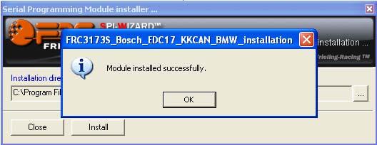 Spi-Wizard II Installation Guide - 9 - To finalize the plugin or module installation please click on the 'Install' button.