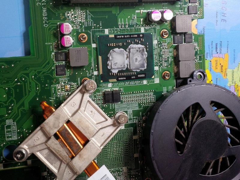 remove the heatsink, be carefull for the little power socket attached at the motherboard, running to the cooling