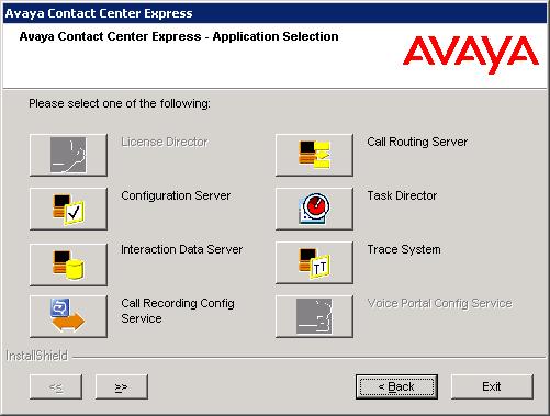 6. Select Configuration Server and follow the steps of the Configuration Server Setup. 7. Select Interaction Data Server and follow the steps of the Interaction Data Server Setup. 8.