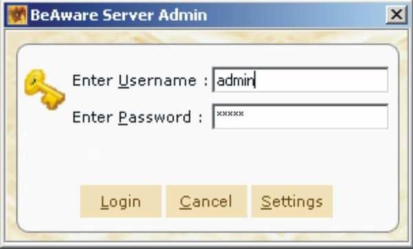 Getting Started START PROGRAMS ASCENTIVE BCS ADMIN CONSOLE Please Note: When using BeAware for the first time, you will need to activate your License Keys in order to use the software in unrestricted