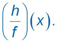 Operations with Functions D.