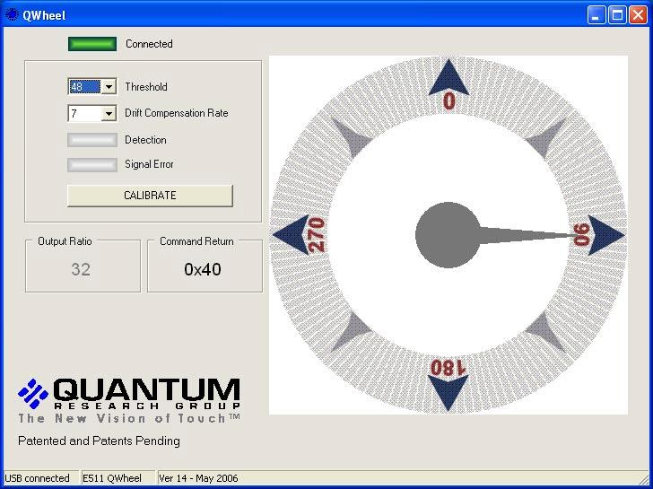4 QWheel 4.1 Introduction QWheel software is used for the E511 evaluation assembly. With QWheel software you can send commands and monitor signals in real time (see Sections 4.2 and 4.3).