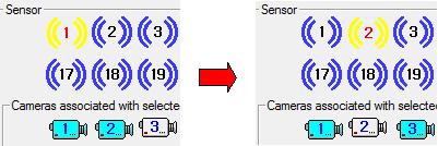 SECTION 4: USING KIOSK MODE NOTE For comprehensive scheduling of sensor monitoring, go to TOOLS > Configure > Schedule. ASSOCIATING PTZ PRESETS WITH SENSORS 1. Select a sensor. 2.