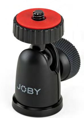 BallHead 1K NEW! Compact Ball Head for GorillaPod 1K Compact ball head supports compact mirrorless cameras and devices weighing up to 2.2 lbs.