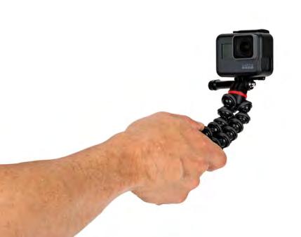 GorillaPod 500 Action New size! Optimized for Action Cameras Our NEW GorillaPod 500 is optimized for action cameras!
