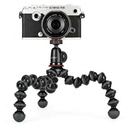 GorillaPod 1K Kit New! JOBY s Most Compact SoluKon for Content Creators Premium grade ABS GorillaPod and compact ball head support compact mirrorless cameras and devices weighing up to 2.2 lbs.