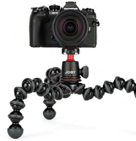GorillaPod 3K Kit New! Lightweight Tripod Kit for Photography, Cinematography & Vlogging Premium grade ABS GorillaPod plus precision engineered ball head with quick release clip and bubble level.