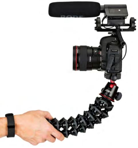 GorillaPod 5K Kit New! Tripod Kit for Professional Camera Equipment Built for the Pro. Machined aluminum GorillaPod plus precisionengineered ball head with Arca- Swiss compatible quick release plate.