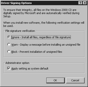 Log on to Windows as a user with administrative privileges (such as Administrator). Open the System Properties dialog box.