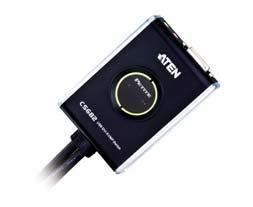 SOHO Cable KVM Switches CS682 2-Port USB DVI KVMP Switch with Audio The Most Economical USB DVI KVM Switch+ + Video DynaSync TM mouse response