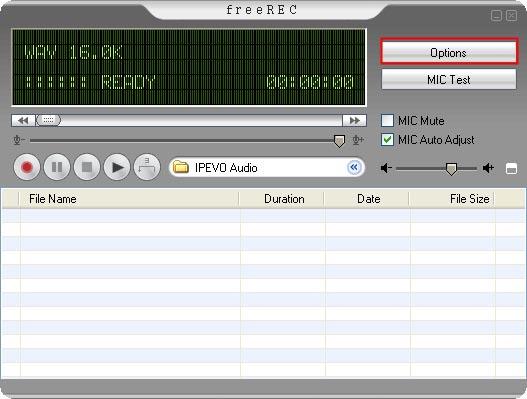 5. Operating Instructions 5.2 Recording Calls freerec is an easy-to-use free software program that allows you record and save any voice and Skype calls onto your PC. Audio files are saved in Wave (.