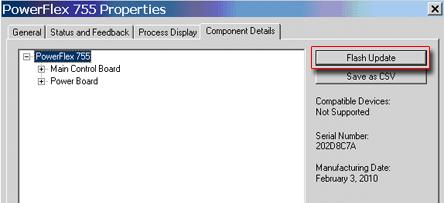 PowerFlex 755 Drives (revision 4.002) Chapter 1 Using DriveExecutive to Flash Update 1.