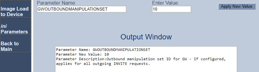 Microsoft Teams Direct Routing & Swisscom SIP Trunk Figure 4-64: Configuring GW Outbound Manipulation Set via AdminPage 4.