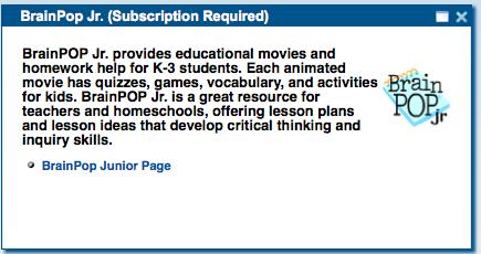 The homepage also has the following resources: Movie of the Week Standards Big Word Wall Games Bulletin Board Free Stuff Sound (On/Off) 4.