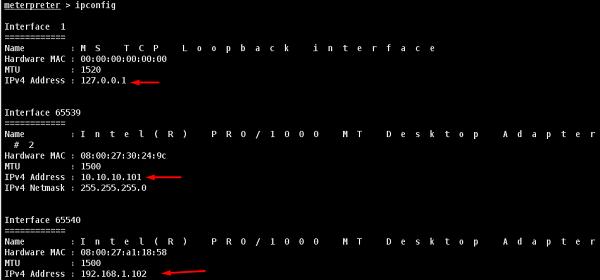 Now, let s use the command ipconfig to find out if this host has access to other networks. The following screenshot shows the output.
