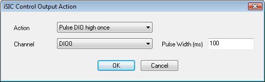 Click the Add button to open the isic Control Output Condition dialog box. A control condition is checked by the data logger every sample interval. To setup a condition: 1.