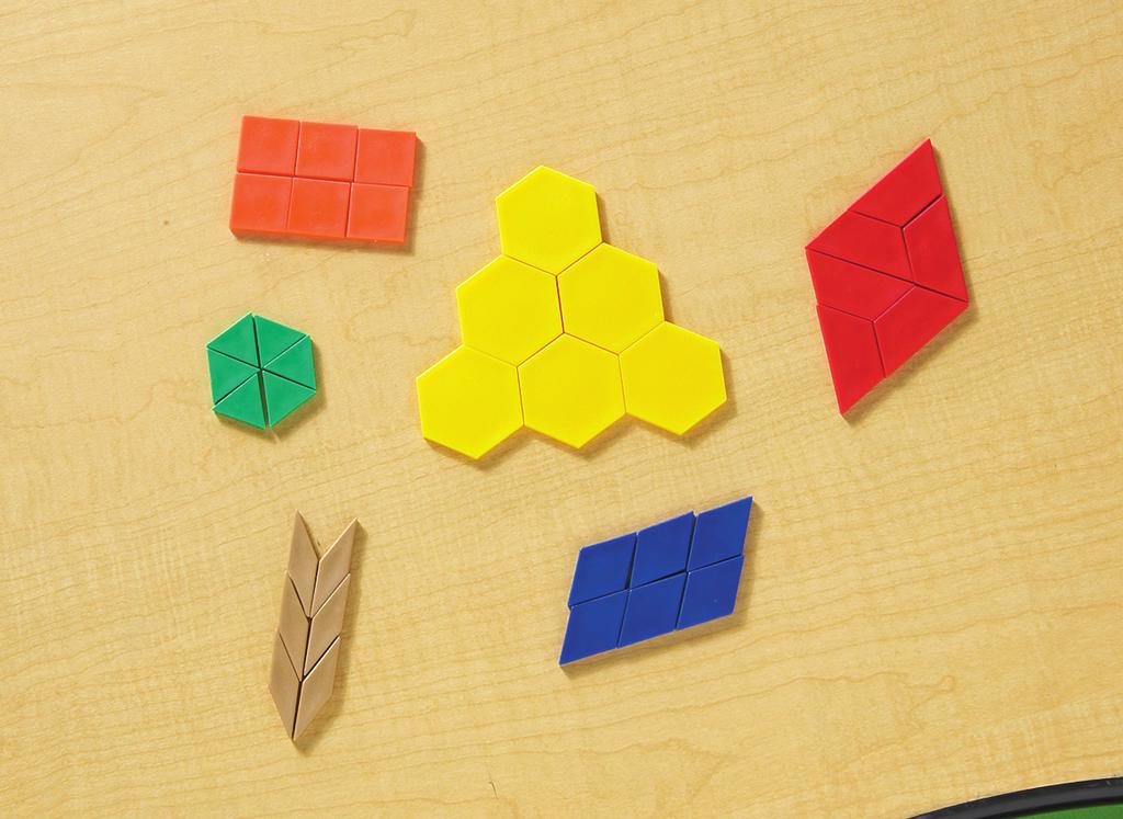 Try It! 30 minutes Groups of 3 to 6 Here is a problem about tessellations. Matt is gluing pattern blocks to a board to make a display for his room.