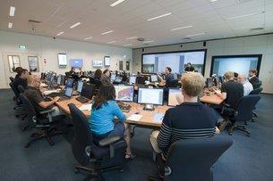 ESA Cyber (training) Range at ESEC in Redu (B) A training and