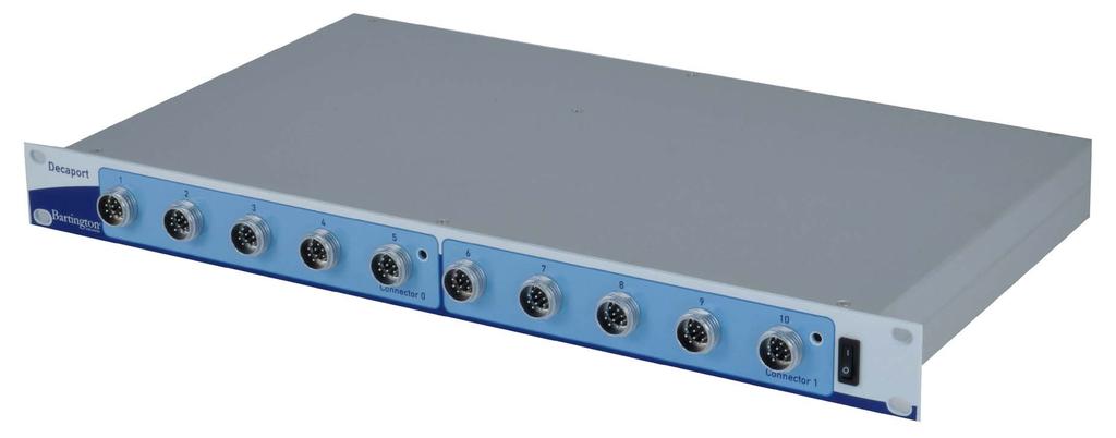 DAS1 Data Acquisition System Decaport Analogue Interface Module Each Decaport Analogue Interface Module has 30 input channels, allowing connection of up to