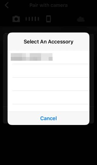 Understood. 5 ios device: Select an accessory.