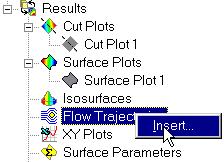 COSMOSFloWorks 2004 Tutorial Flow Trajectory Plots 5 Secondly, click at a second location on the slide bar and notice the addition of a second slider.