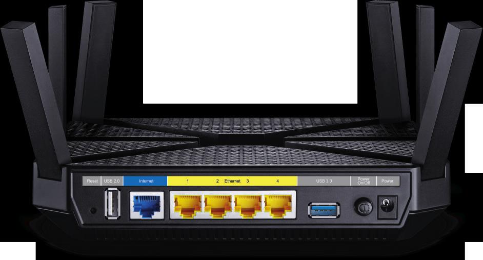 Specifications Hardware Ethernet Ports: 4 10/100/1000Mbps LAN Ports & 1 10/100/1000Mbps WAN Port USB Port: 1 USB 3.0 Port + 1 USB 2.