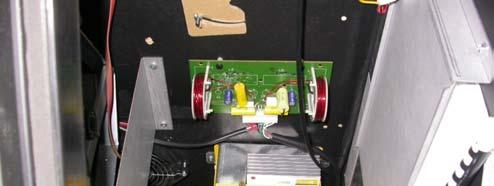 Carefully lift the amplifier out of the jukebox as shown in the picture below. (Fig 1G).