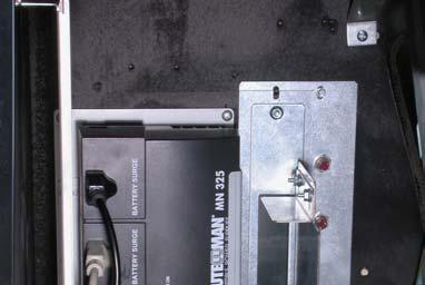 UPS Removal UPS 1. Perform shutdown procedure. 2. Turn the UPS power switch OFF. The switch is located on the left side of the UPS. See picture below. 3.