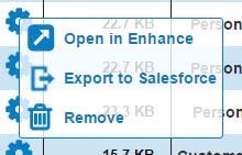 Shipping Data Back to Salesforce Exporting Enhanced Leads, Accounts, and Contacts to Salesforce 1.