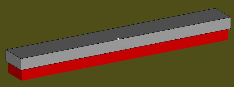 (a) A plate with dimensions of 40x5x2mm, built on top of a block support structure (in red) of 2mm in height (b) Mesh for the structure (c) Scan strategy for the first layer Figure 1.