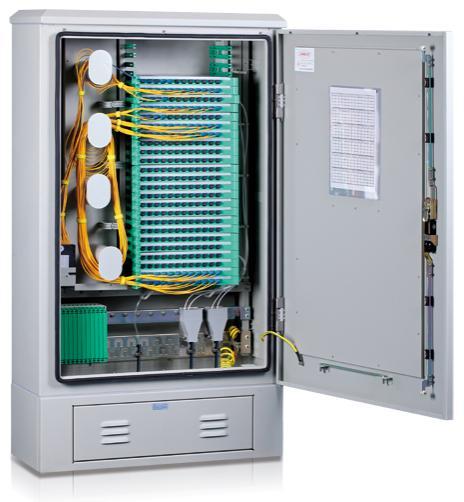 ODN Series Optical Cross Connection Cabinet Fiber distribution cabinets are distribution equipments, which are used for connection of trunk cable and distribution cable.