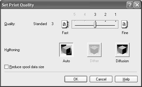 Advanced Printing Adjusting Print Quality Features that affect the appearance and quality of your printed images can be controlled with the printer driver.