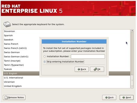 Step 6- The Red Hat installer would then require you to create partitions in your computer s hard disk for the installation.