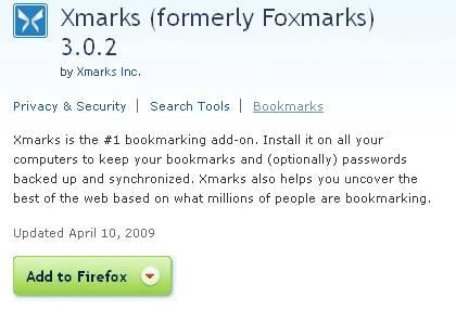 Xmarks Xmarks is an add-on that allows you to access your