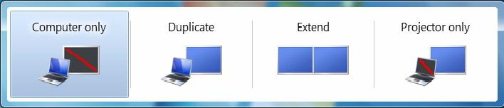 .. Additional controls are available in Windows 7: - Orientation (Portrait, landscape, rotated portrait, rotated