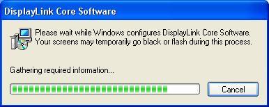When the Install DisplayLink Software screen appears, select I accept the terms in the license agreement. 2.