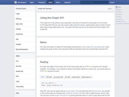 Facebook provides an API to extract