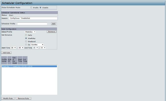 Section 4 - Managing the Access Point Modify Rule and Remove Rule buttons to manage the rules associated with a profile.