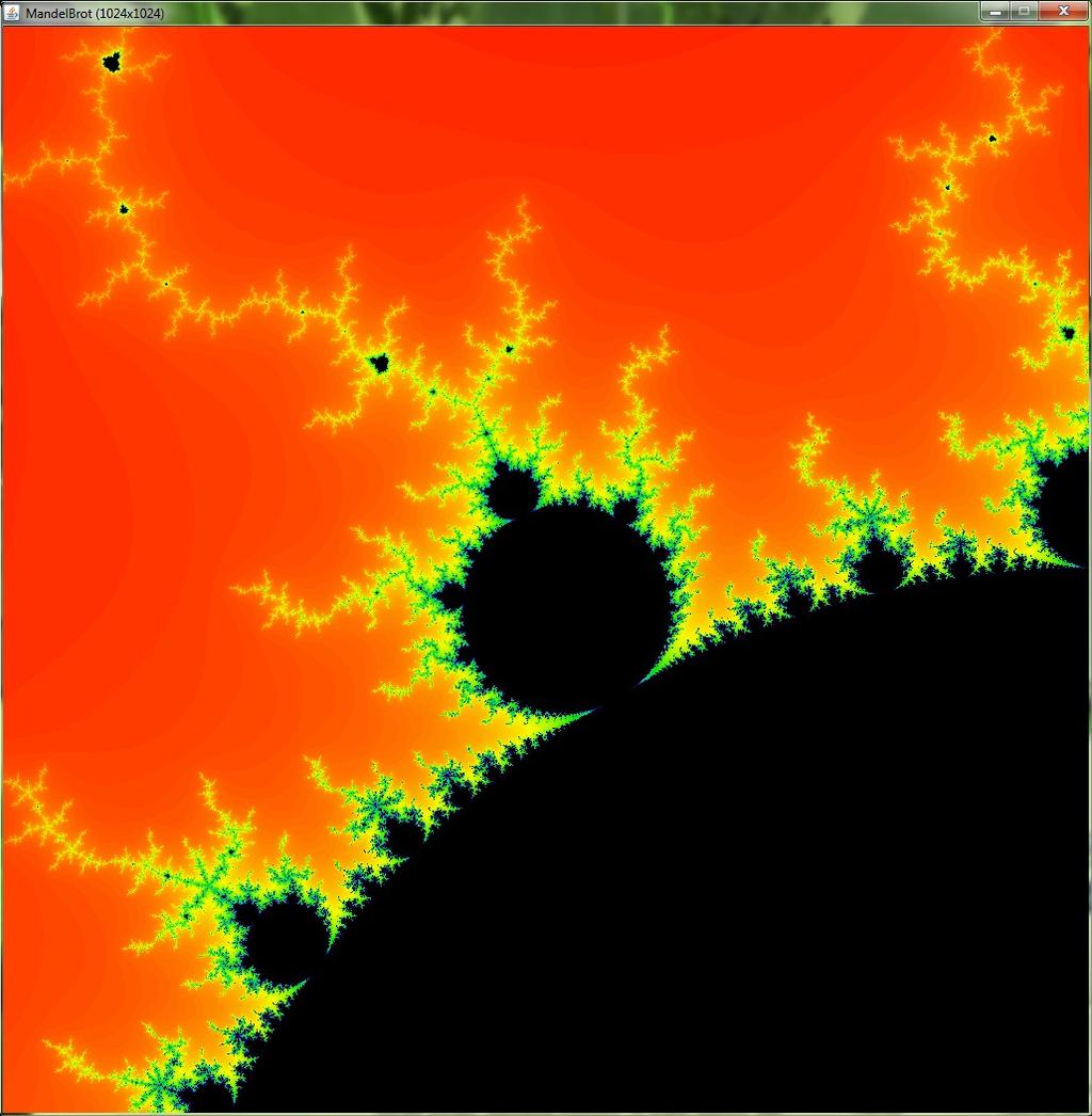 Performance Mandelbrot set (zoom in/out, 128 frames) Massively parallel No manual optimization Small memory buffers (1024x1024 pixels +