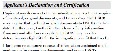 PART 3, pg. 4 continued Applicant s Declaration and Certification Read the entire declaration carefully. Applicant s Signature #7.a.-7.b.