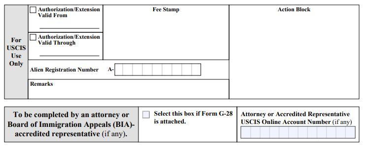 box for Replacement of lost, stolen, or damaged employment