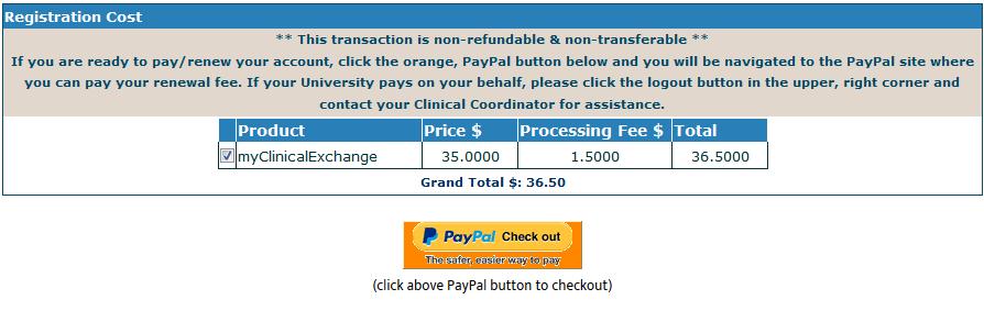 3. Click on the official PayPal icon link (red box above). You will be taken to the PayPal website. 4. From this screen, there are two ways to pay for your account. 1.