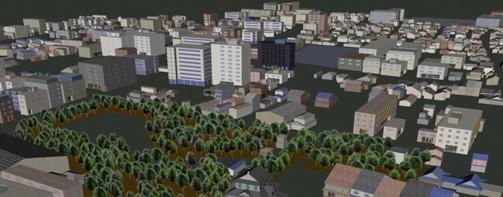 For residents, citizens or even students as well as the specialist of urban planning, a 3-D urban model is quite effective in understanding what will be