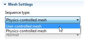 A physics-controlled mesh is created by default. In most cases, it is possible to skip to the Study branch and just solve the model.