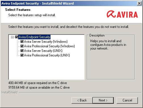 Double click the downloaded avira_endpoint_security_en.