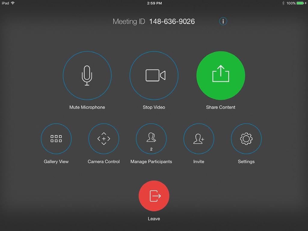 RingCentral Rooms An add-on HD video conference room solution lets you connect to other RingCentral Meetings participants who join from desktops, smartphones, and tablets. 2 4. Mute/unmute microphone.