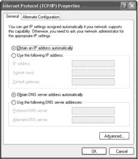 Select Change Adapter Options, right click the relevant connection and select Properties. The window opposite should appear, showing network adaptor options.