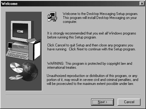 Setting Up the Client Workstation Install NVM-Desktop Messaging on the Client Workstation 7.
